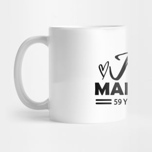 59th Wedding Anniversary - 59 years anniversary Mug